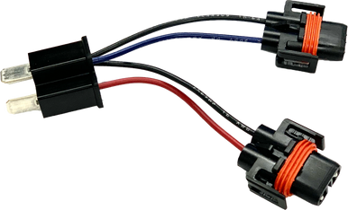 Namz Custom Cycle #NHAP-02 - Headlight Adapter Pigtail W/Female H9/H11-Male H4 Conn
