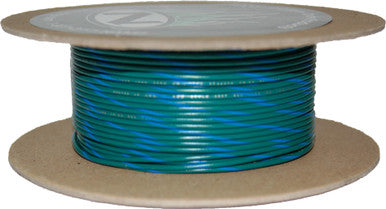 Namz Custom Cycle #NWR-56-100 - #18-Gauge Green/Blue Stripe 100' Spool Of Primary Wire