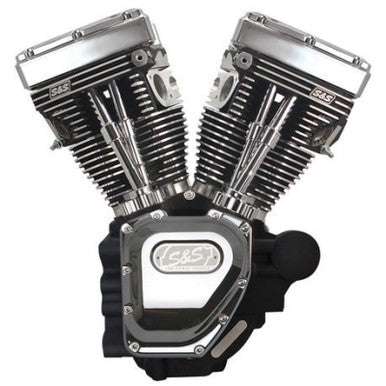 S&S Cycle 310-0882A S&S Cycle 06-17 Dyna T124 Engine - Wrinkle Black