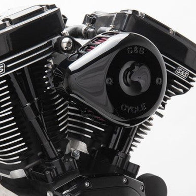 S&S Cycle 170-0450 S&S Cycle 91-06 XL Sportster Models Stealth Air Cleaner Kit w/ Gloss Black Mini Teardrop Cover