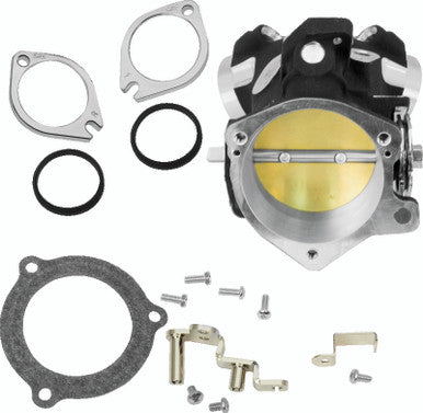 S&S Cycle 170-0343 S&S Cycle 02-05 BT Size 408 Cable Operated Throttle Body Kit - Wrinkle Black