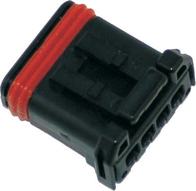 Namz Custom Cycle #NJ-4S51 - Mx-1900 4-Pin Black Socket Housing Hd# 72908-11