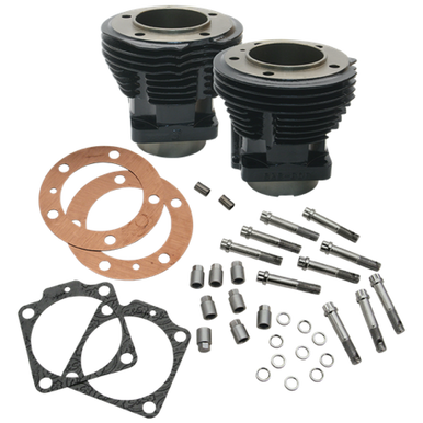 S&S Cycle 91-9011 S&S Cycle 66-78 74in BT & Stock Bore Strokers 3-7/16in Bore Cylinders - Gloss Black