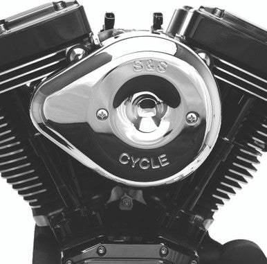 S&S Cycle 170-0526B S&S Cycle 2007+ XL Sportster Models w/ Stock EFI Stealth Air Cleaner Kit w/ Chrome Teardrop Cover