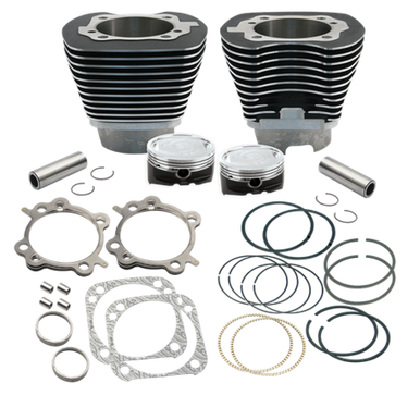 S&S Cycle 910-0223 S&S Cycle 99-06 BT 4 1/8in Low Compression Bore Cylinder & Pistons Kit For 124in Hot Set Up Kit