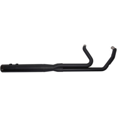 S&S Cycle #550-0729 - 2-into-1 Sidewinder® Exhaust System - FL M8 - Black Ceramic