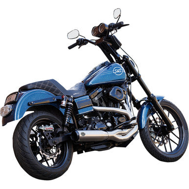 S&S Cycle #550-1097 - 2-into-1 Qualifier Exhaust System - Brushed