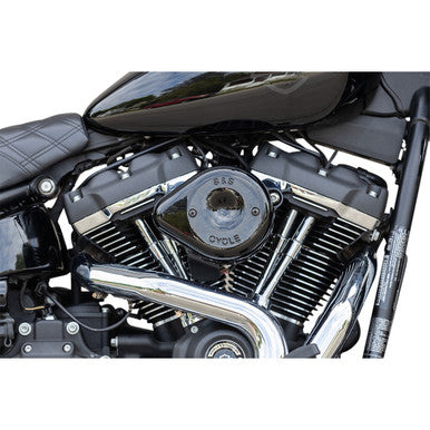 S&S Cycle #170-0436C - Mini Teardrop Stealth Air Cleaner Kit - Gloss Black