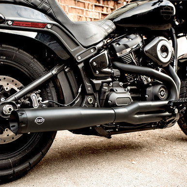 S&S Cycle #550-0789 - 2-into-1 Exhaust System - Black