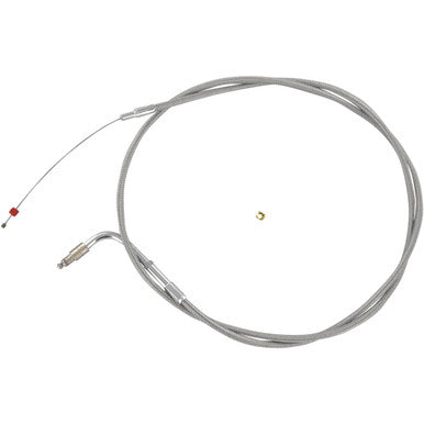 Barnett #102303001806 - Stainless Steel Throttle Cable - +6" - '02-'07 Touring