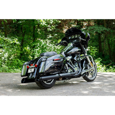 S&S Cycle #550-1010 - 4-1/2" Black MK45 Cutlass Performance Mufflers