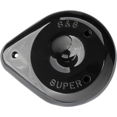 S&S Cycle #170-0384A - Teardrop Air Cleaner Cover - Gloss Black