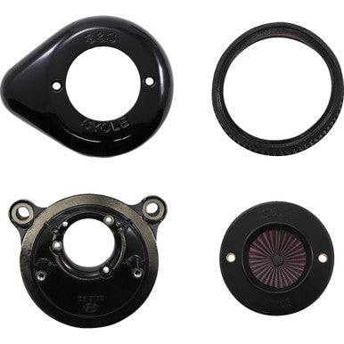 S&S Cycle #170-0722A - Air Stinger Stealth Air Cleaner Kit - Black