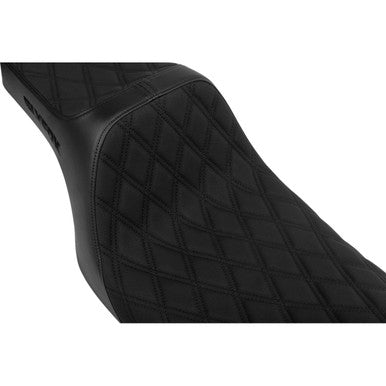 Slyfox #4710C-SlyFox - High Noon Seat - Double Diamond - Black Logo - Black Stitch - FLH/FLT '08-'25