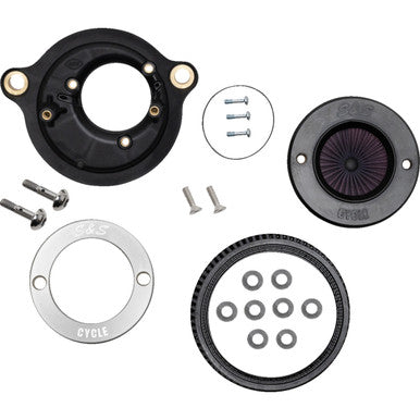 S&S Cycle #170-0714A - Air Stinger Stealth Air Cleaner Kit - Chrome Ring
