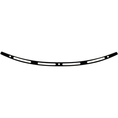 Memphis Shades #MEB0974 - Windshield Trim - Black - Slots - FLH