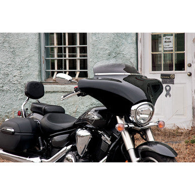 Memphis Shades #MEM0918 - Fairing Windshield Trim - Stainless Steel - Polished - Slim