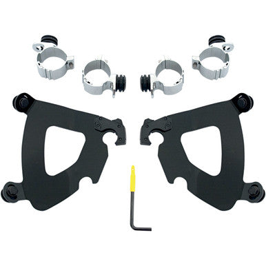 Memphis Shades #MEB1984 - Gauntlet Mounting Kit - Black - XL 48