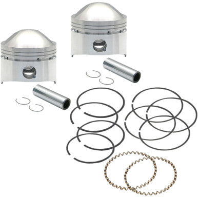 S&S Cycle #106-5521 - Piston Kit - High Compression - 80" Stock Motor - +.020