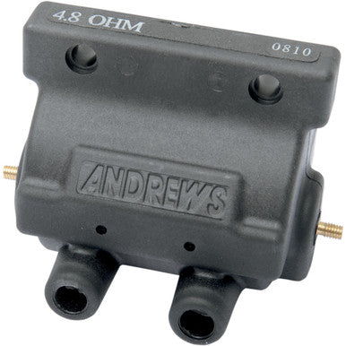 Andrews #237230 - Ignition Coil - 4.8 Ohm - Harley Davidson - Black