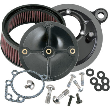 S&S Cycle #170-0058 - Super Stock™ Stealth Air Cleaner Kit - Black
