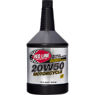 RED Line Synthetic OIL #42504 - Synthetic Motor Oil - 20W50 - 1 US quart