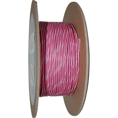 Namz #NWR-109-100 - 100' Wire Spool - 18 Gauge - Pink/White