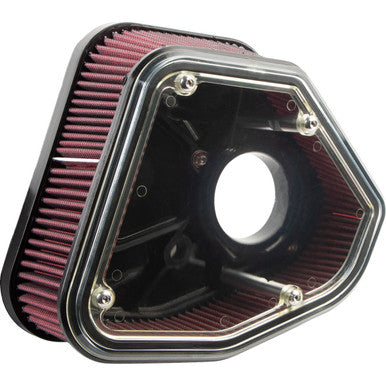 Alloy ART #2.8M8BP - Boom Box Air Cleaner Kit - Black Cover