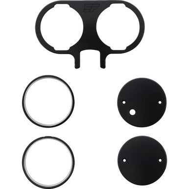 Slyfox #TM-SLY26 - Gauge Mount - Dual - Black - Dyna