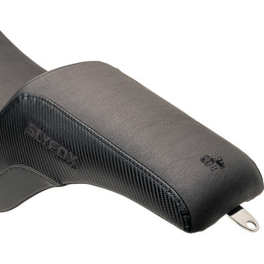 Slyfox #0802-1589 - Lowrider Drifter Seat - Black Logo - Smooth Vinyl - Carbon Fiber - FXLR/FLSB '18-'24