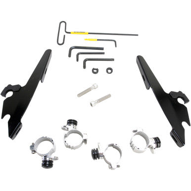 Memphis Shades #MEB2009 - Batwing - Mounting Kit - Black - XL48