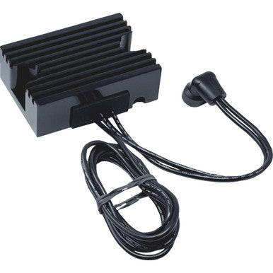 Namz #NVR-XL2-BB - Regulator - Black-Mirror Anodized - '91 Sportster
