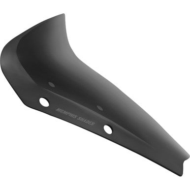 Memphis Shades #MEP88810 - Spoiler Windshield - 4" - Dark Black Smoke - FLHX