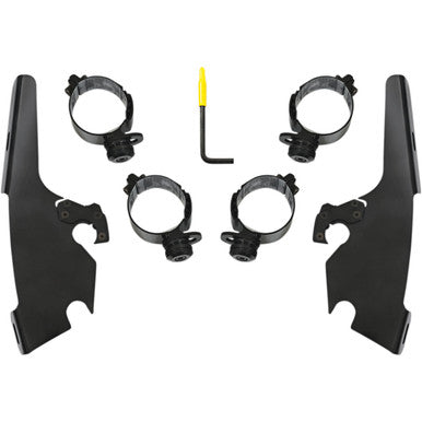 Memphis Shades #MEB2046 - Fats/Slim Mounting Kit - Black - FLFB