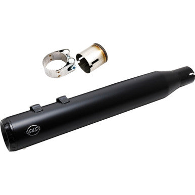 S&S Cycle #550-1139 - 2-into-1 Swindler Exhaust Conversion Kit - 4" - Black - M8 Touring