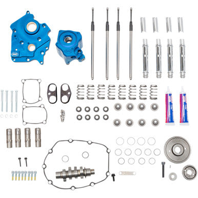S&S Cycle #310-1083B - Cam Chest Kit - Oil Cooled - Gear Drive - 550 Cam - Chrome Pushrod Tubes - M8