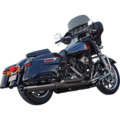 S&S Cycle #550-1087 - 2-into-1 Lava Chrome Sidewinder® Exhaust System - Race Only