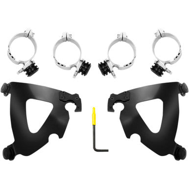 Memphis Shades #MEB2035 - Road Warrior Mounting Kit - Black - FXLR