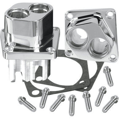 S&S Cycle #106-5428 - Billet Tappet Guides - Chrome - Big Twin