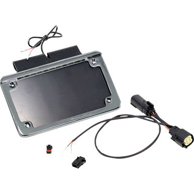 Namz #NIBTH-C02 - Saddlebag Tag Holder w/ Illuminated License Plate Frame - '10 FLHX