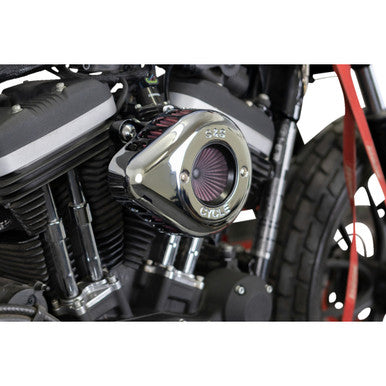 S&S Cycle #170-0725A - Air Stinger Stealth Air Cleaner Kit - Chrome