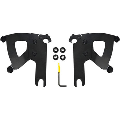 Memphis Shades #MEB2039 - Road Warrior Mounting Kit - Black - FLHR