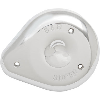 S&S Cycle #17-0378 - Teardrop Air Cleaner Cover - Chrome