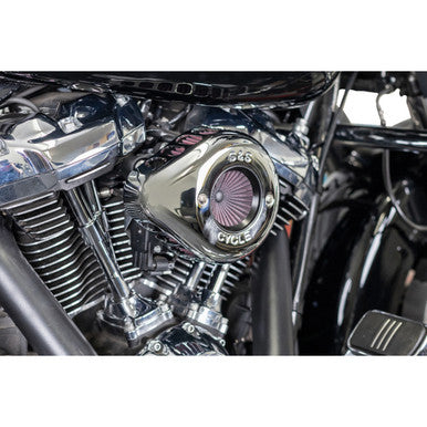 S&S Cycle #170-0717A - Air Stinger Stealth Air Cleaner Kit - Chrome