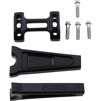 Slyfox #TM-SLY4 - Handlebar Riser Kit - Straight - 1" Clamping - 6" Rise - Black