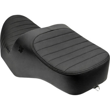Slyfox #4729A - Chariot Seat - Black Classic Stitch - Black Logo - FLH/FLT '23.5-'26