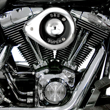 S&S Cycle #17-0403 - Teardrop Air Cleaner Kit - Chrome