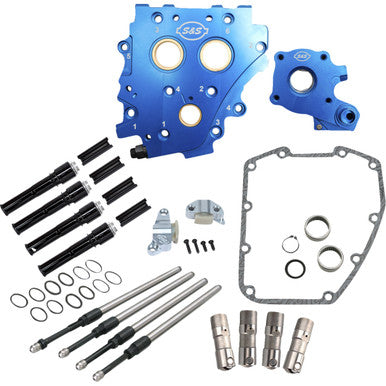 S&S Cycle #310-1272 - Cam Chest Kit without Cams - Chain Drive - Black Pushrods - Twin Cam