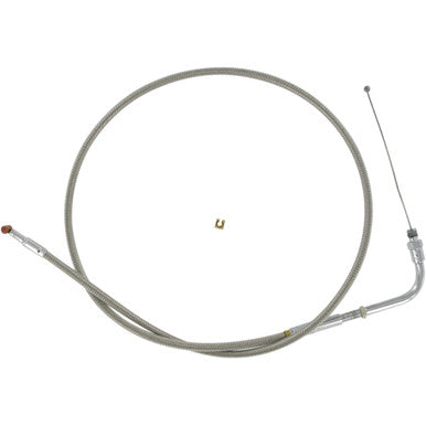 Barnett #1023030024 - Stainless Steel Throttle Cable - '81-'89
