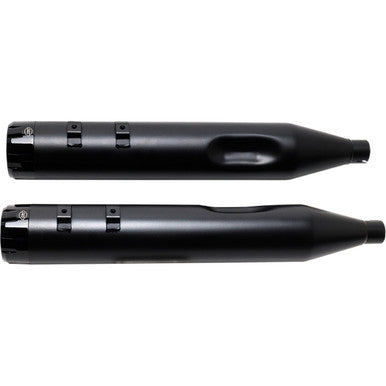S&S Cycle #550-0621 - 4-1/2" MK45 Performance Mufflers - Black with Black Thruster